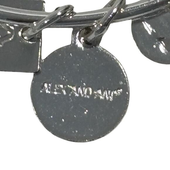 Alex and Ani Silver Bracelet with Daisy Charm - Picture 2 of 6